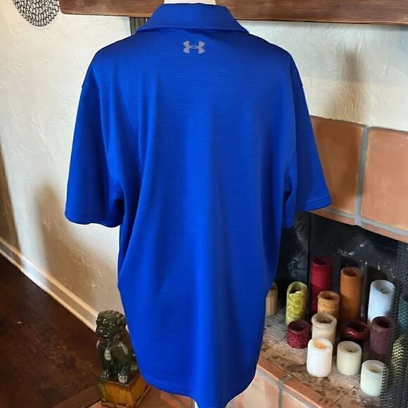 Under Armour Royal Blue/Graphite Polo, L! - Picture 3 of 4
